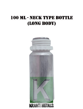 100 ml long Aluminium Bottle