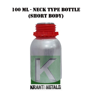 100 ml short Aluminium Bottle