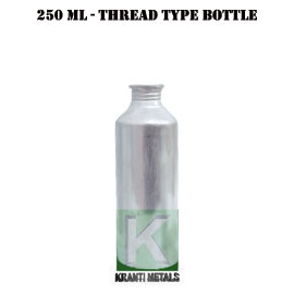 250 ml Conical Aluminium Bottle