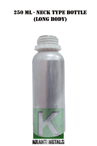 250 ml long Aluminium Bottle