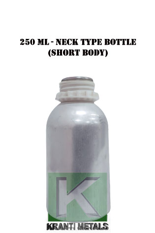 250 ml short Aluminium Bottle