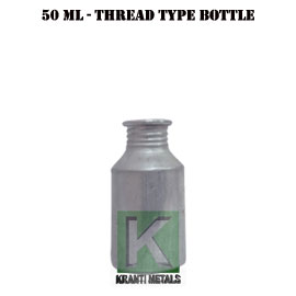 50 ml Conical Aluminium Bottle